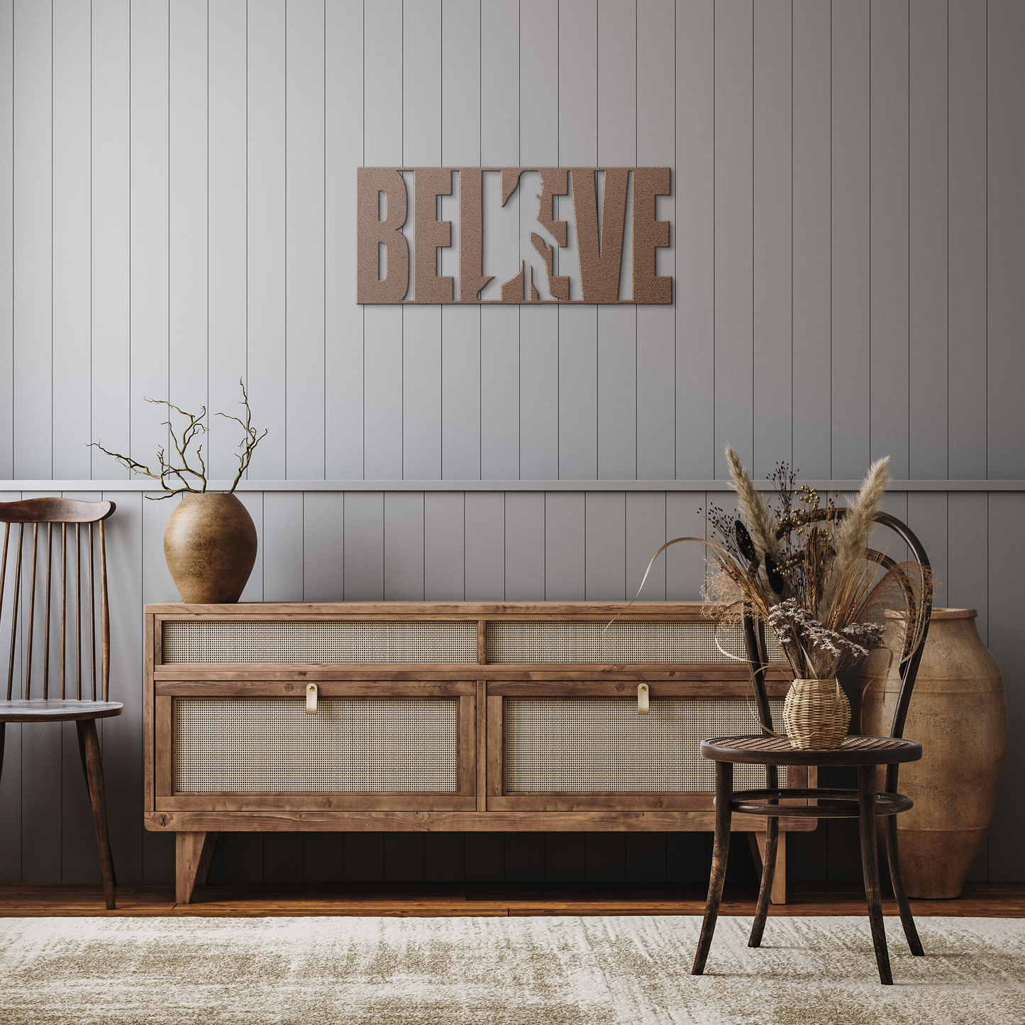 Believe_Metal_Sign_Copper_Rustic_Hallway_Mockup.png