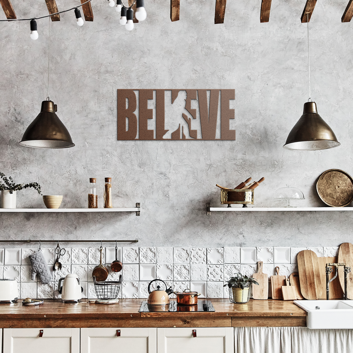 Believe_Metal_Sign_Copper_Rustic_Kitchen_Mockup.png