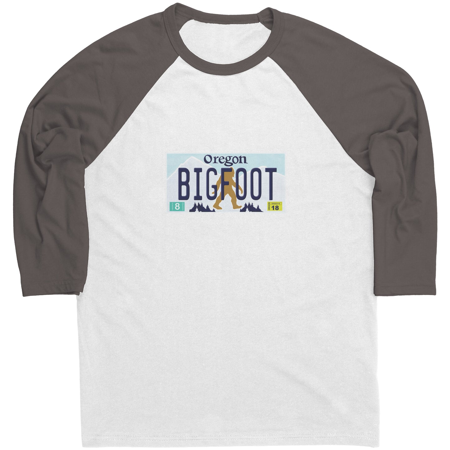 Oregon Bigfoot Plate