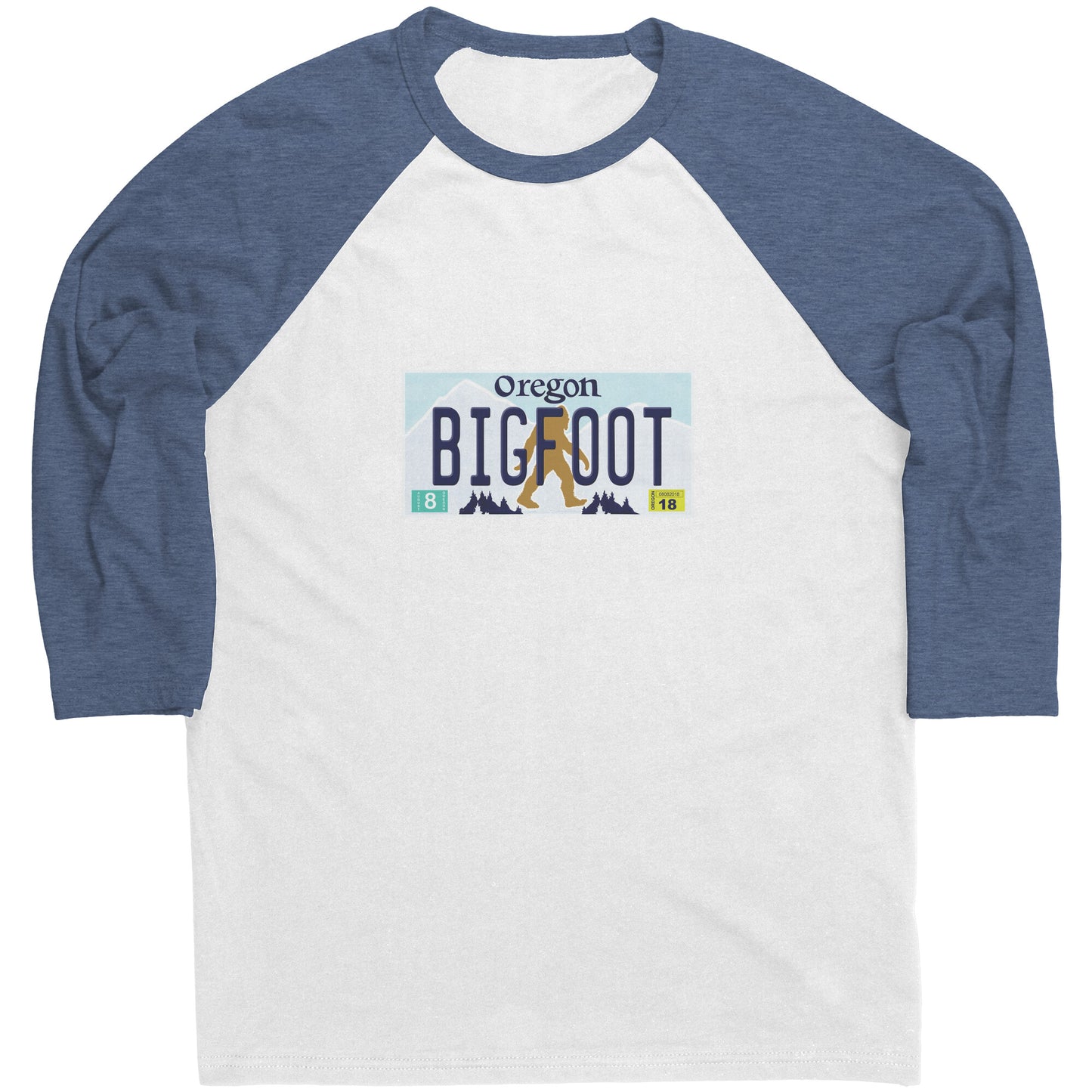 Oregon Bigfoot Plate