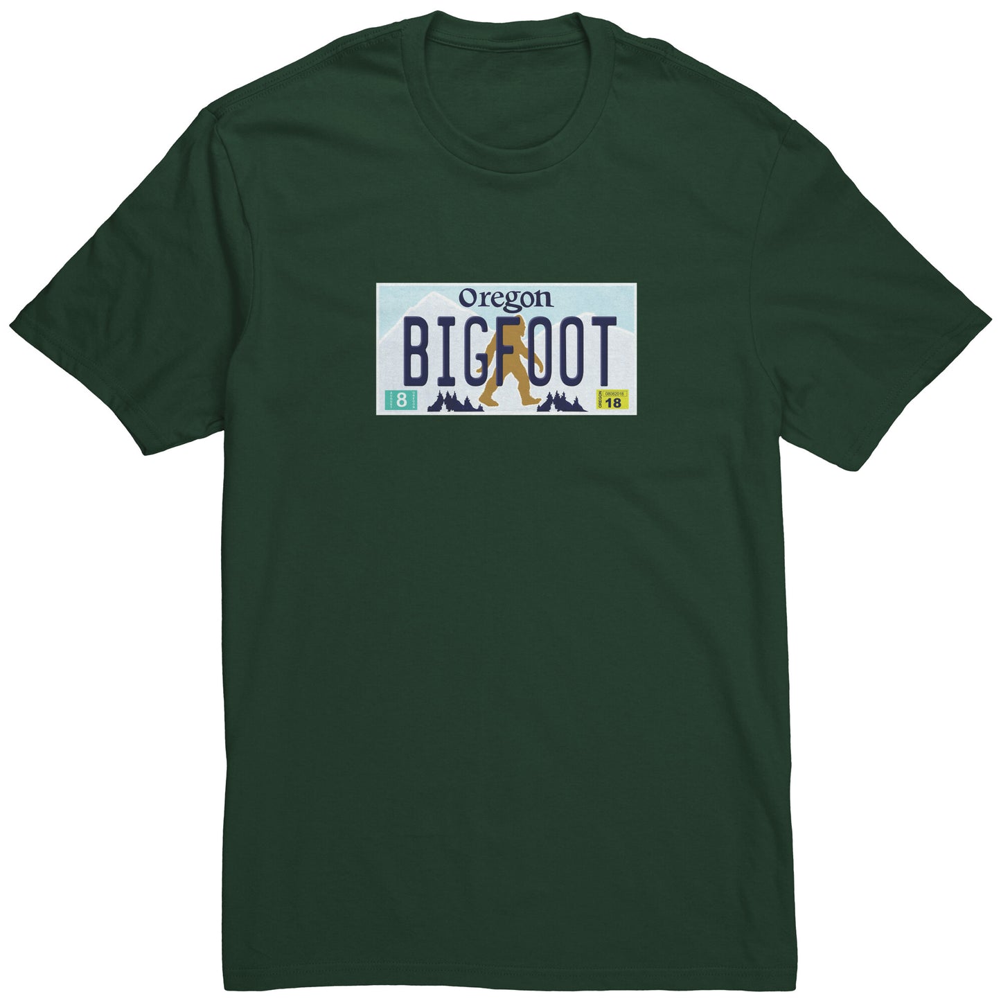 Oregon Bigfoot Plate