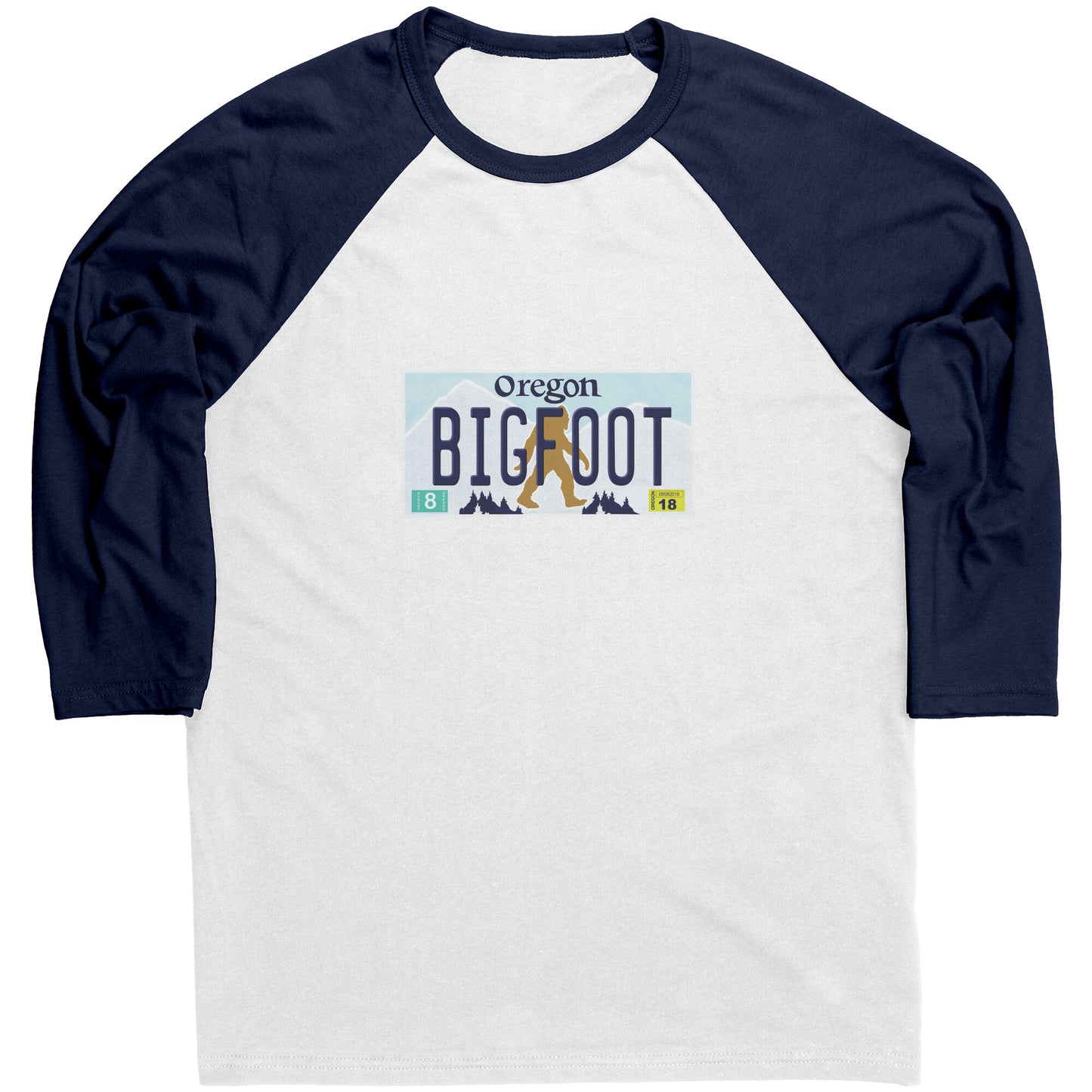 Oregon Bigfoot Plate