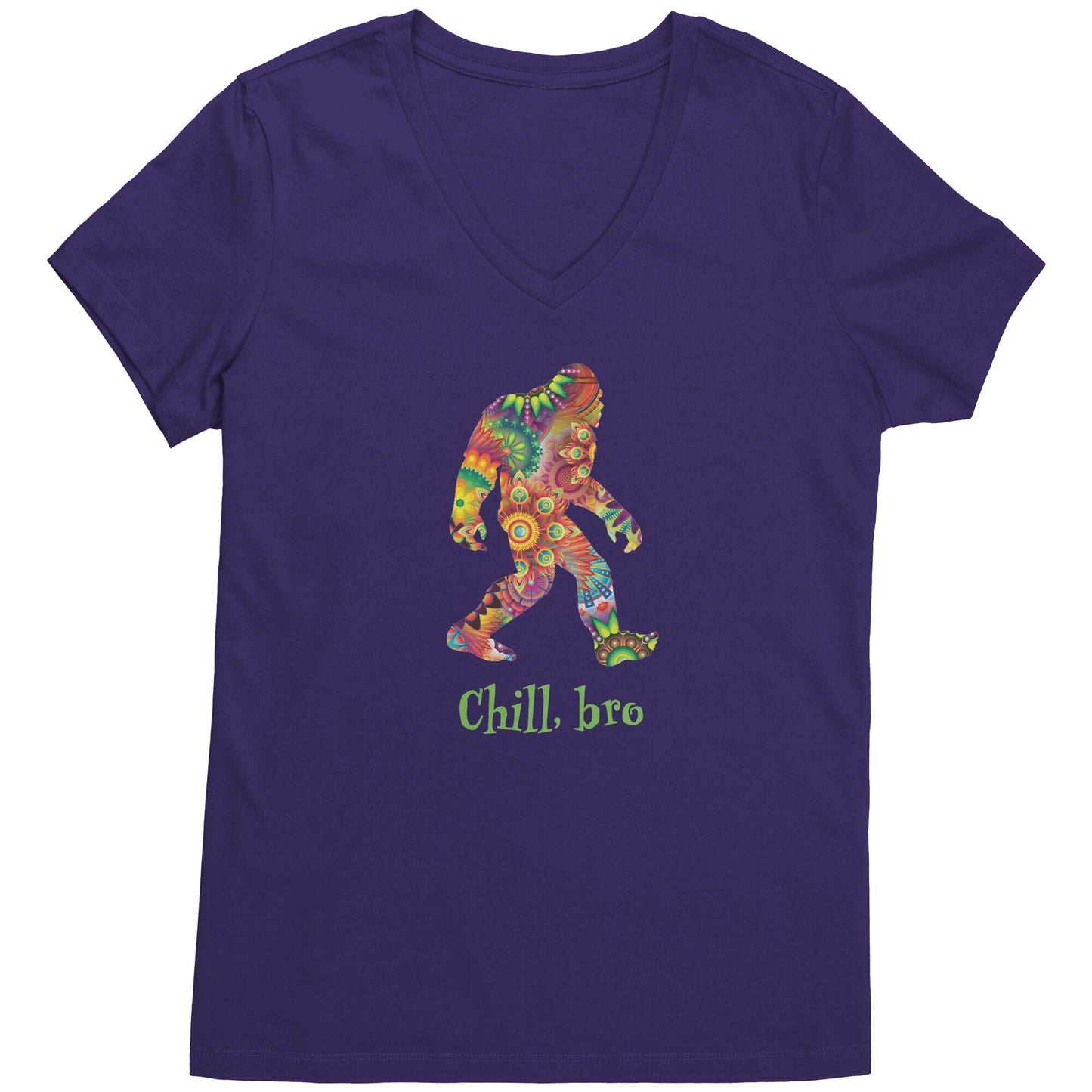 Psychedelic Squatch Women's V