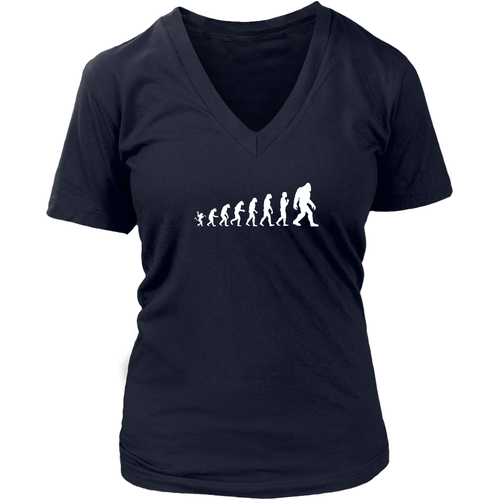Evolution of Bigfoot V-neck