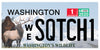Washington Sasquatch Plate