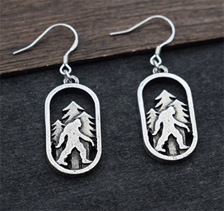 Bigfoot Forest Earrings
