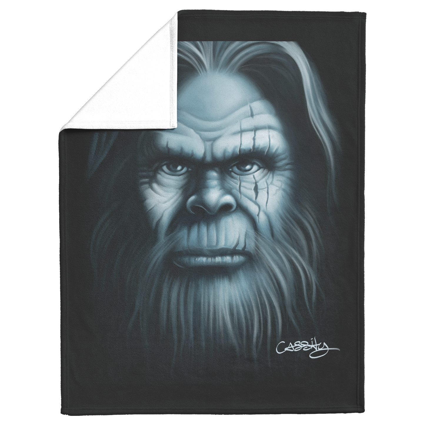 Bigfoot_Face_Blanket_V_Blanket_Fold_Mockup.png