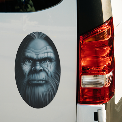 Bigfoot_Face_Magnet_OvalCarMagnet_Bumper_V_Mockup.png