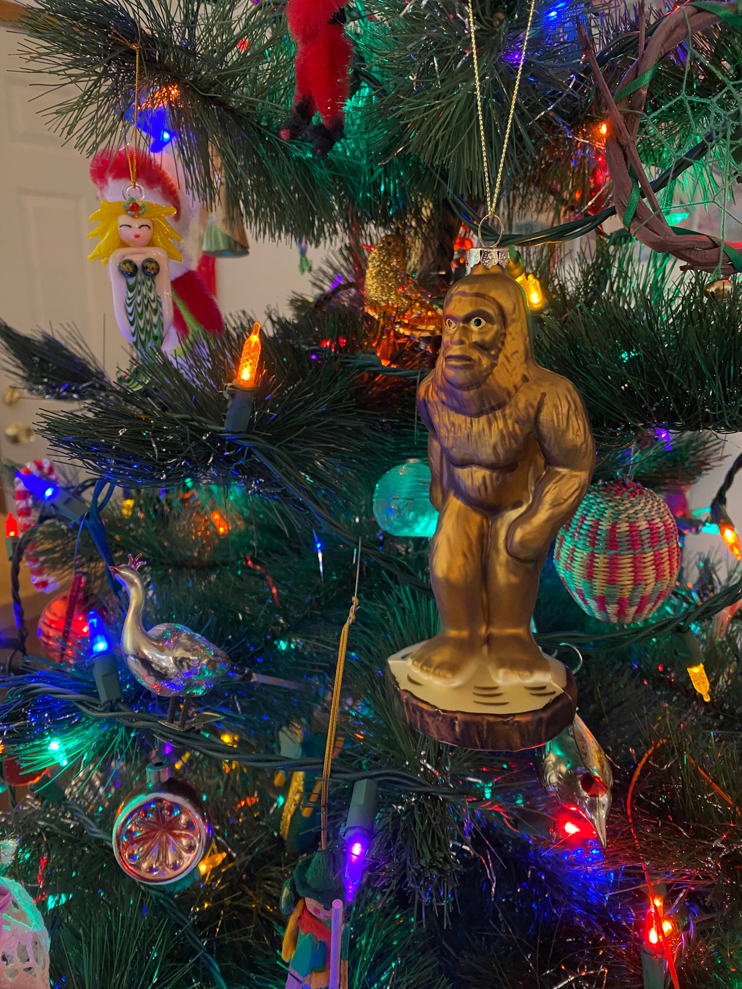 Bigfoot Christmas Ornament
