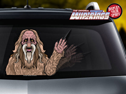 Bigfoot Sasquatch Waving WiperTags