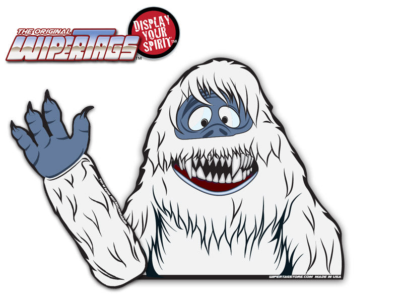 Abominable Snow Beast Waving WiperTag with Decal