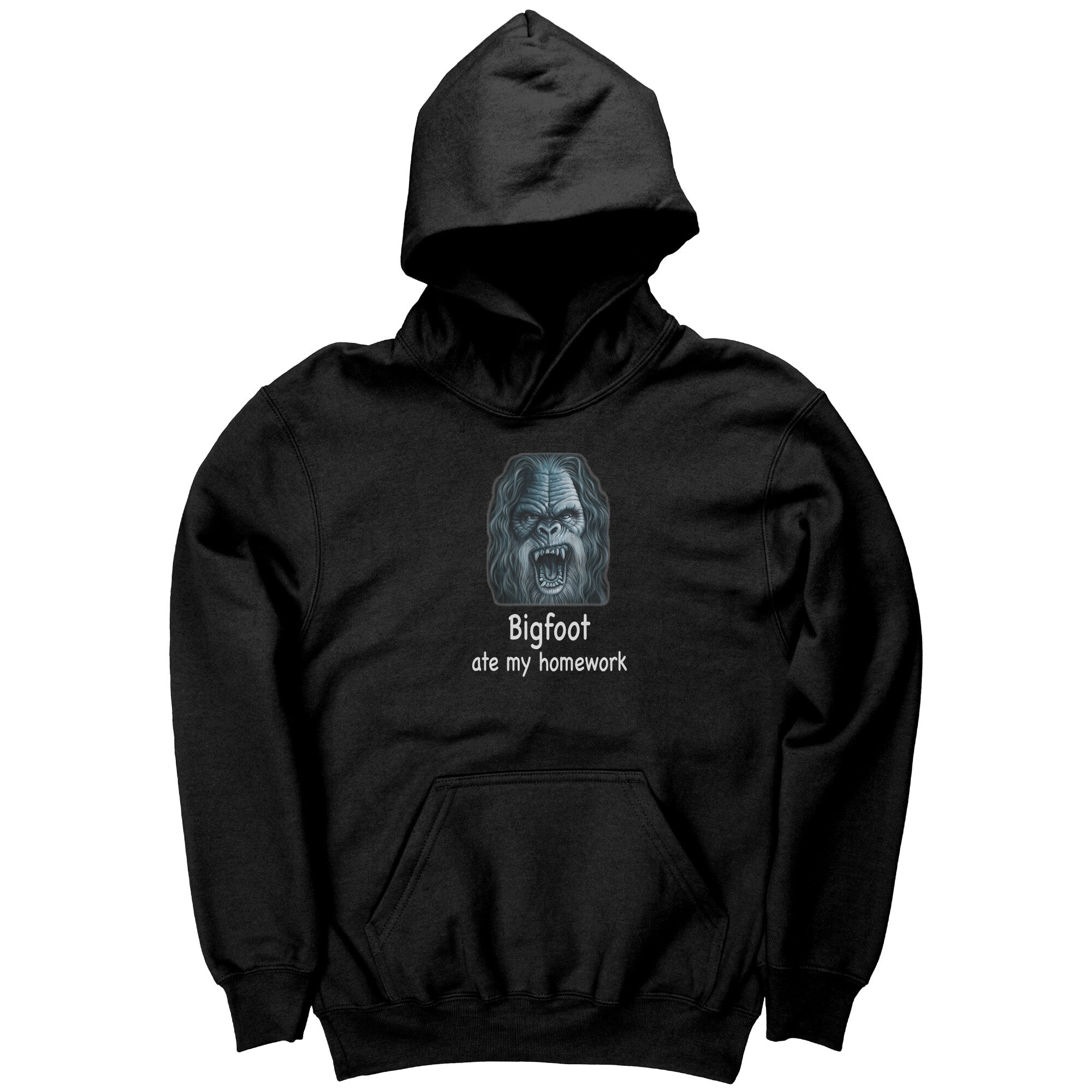 Bigfoot Ate My Homework Youth Hoodie