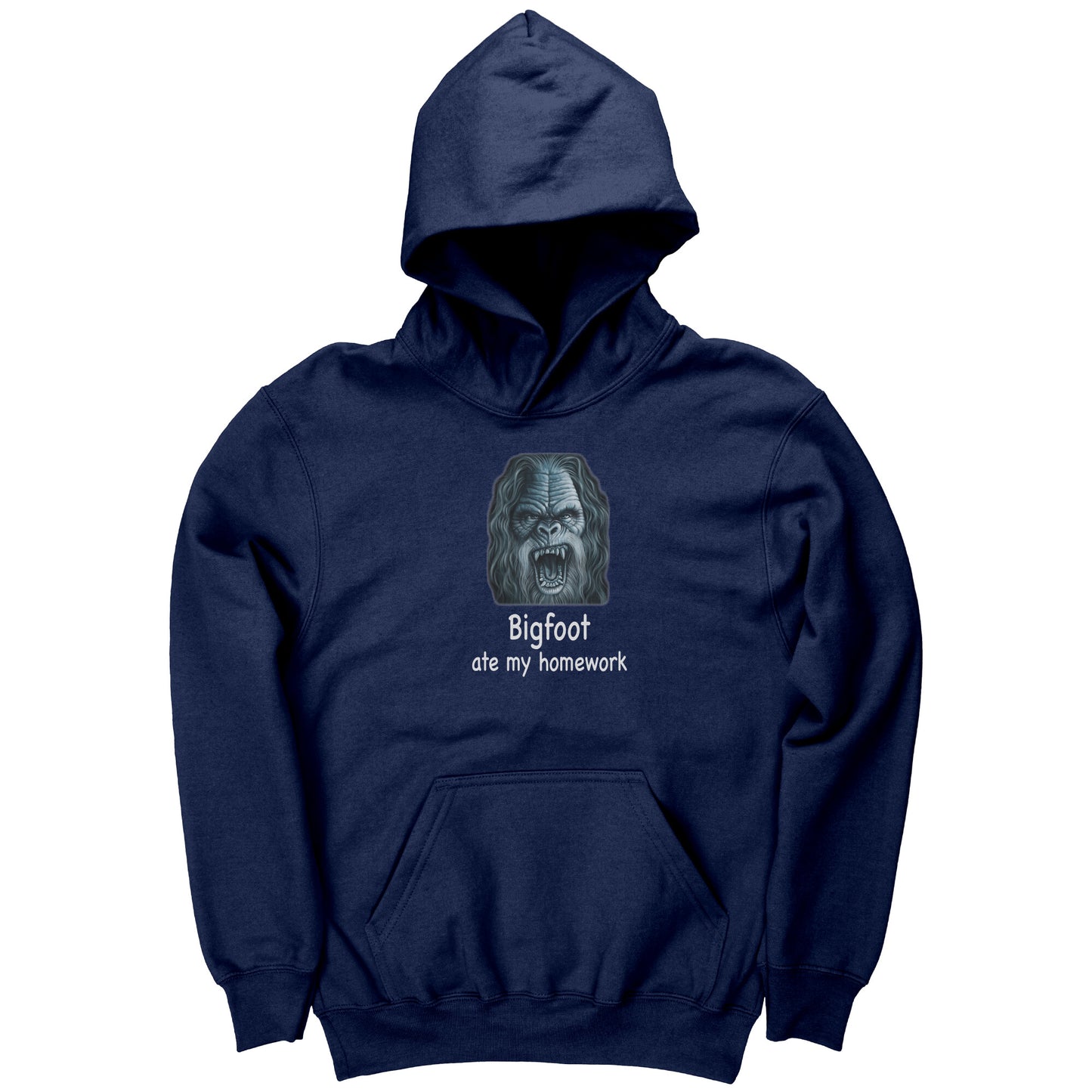 Bigfoot Ate My Homework Youth Hoodie