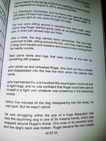 Bigfoot Reports