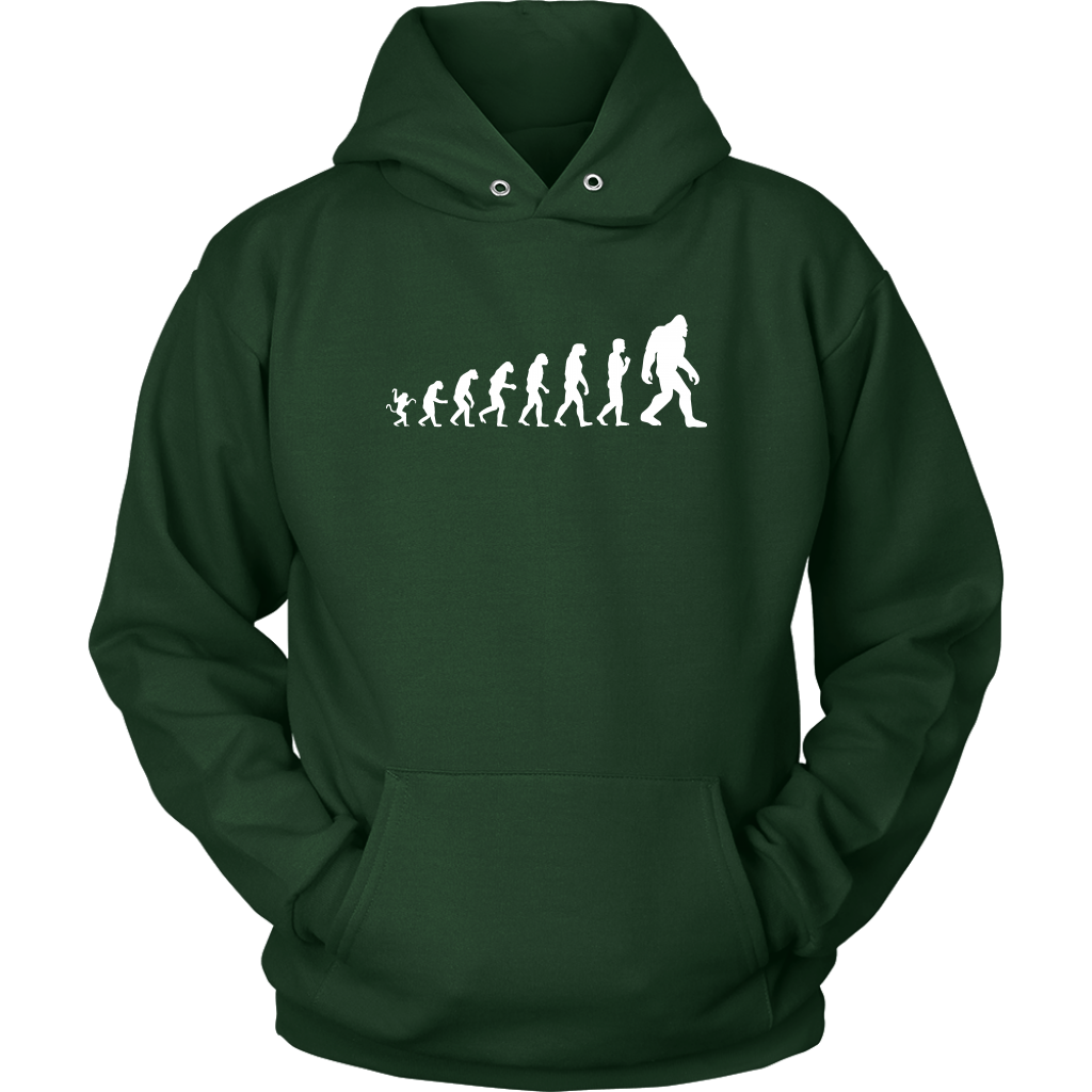 Evolution of Bigfoot Hoodie The Bigfoot Store