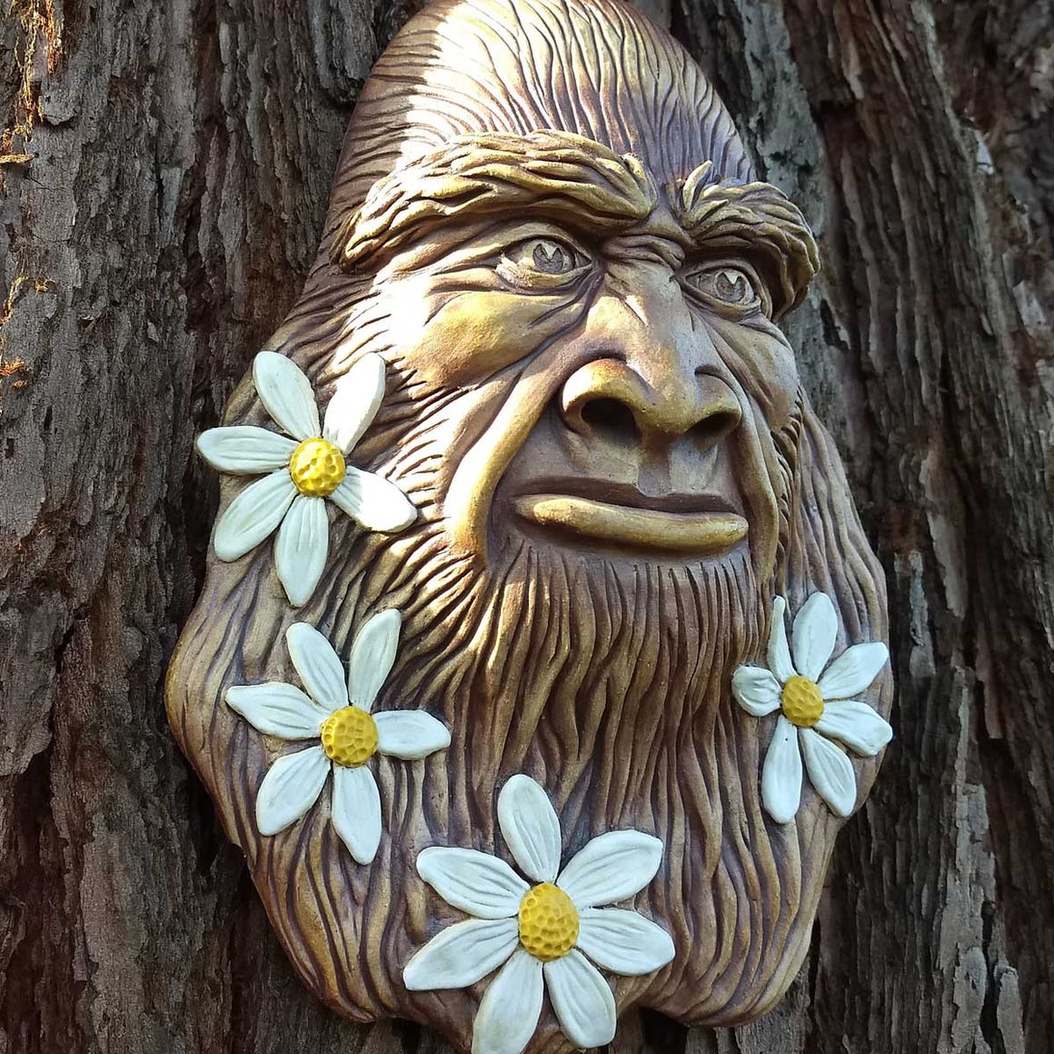 Bigfoot "Flower Beard" Sculpture