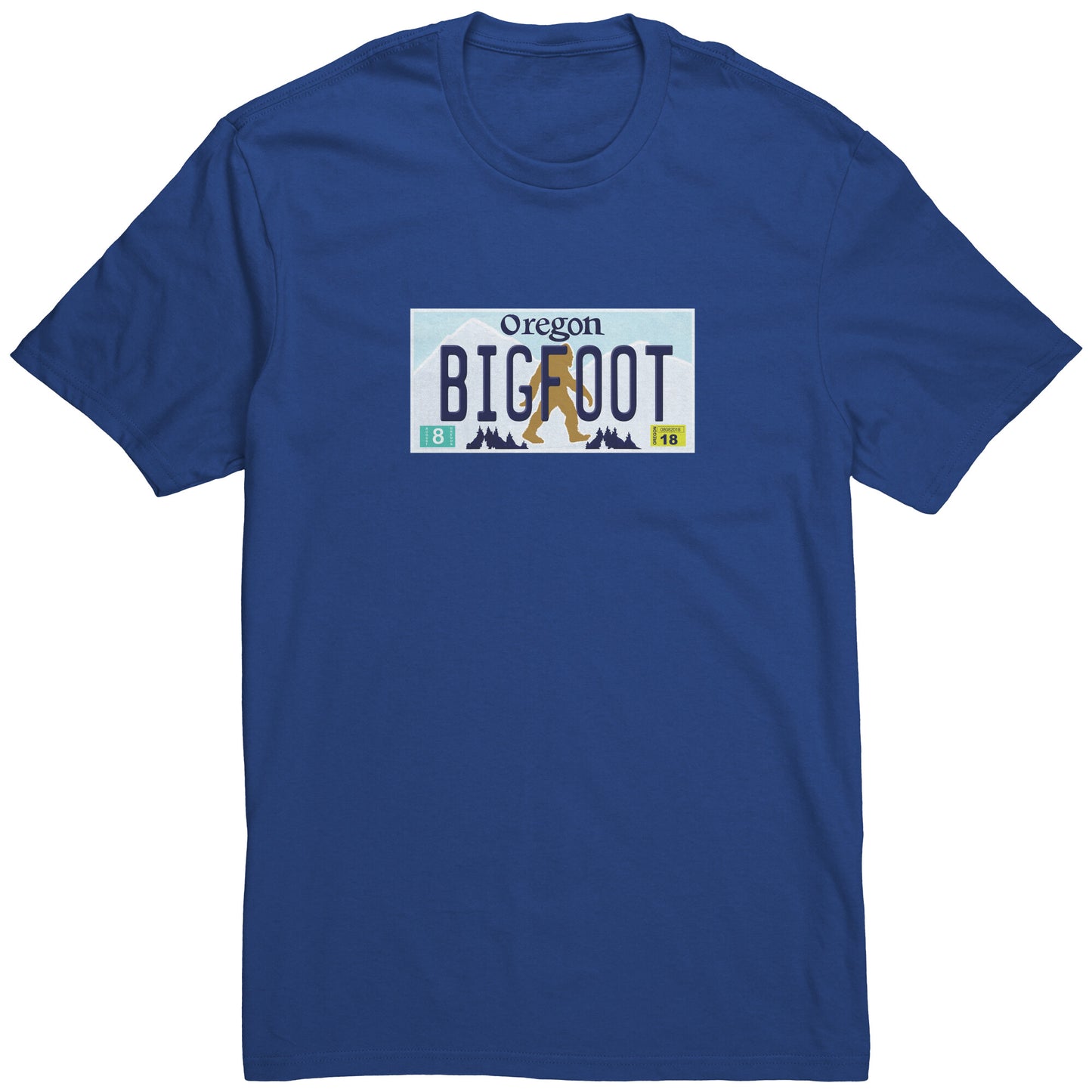 Oregon Bigfoot Plate