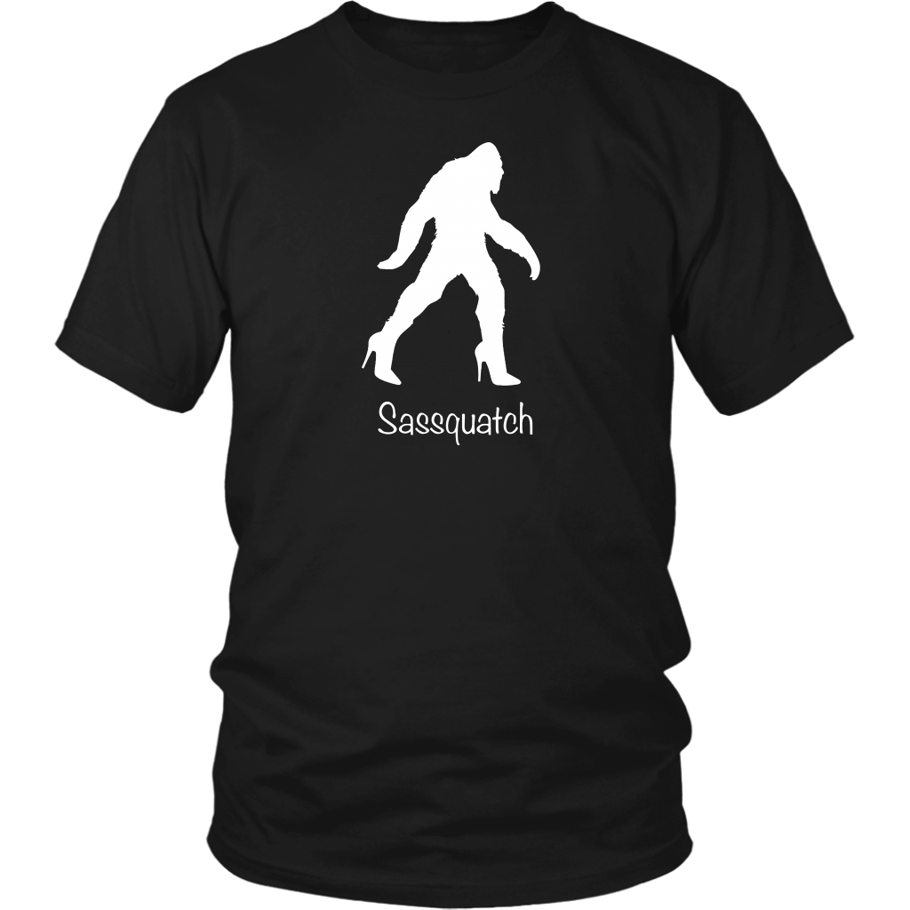 LJJ Bigfoot Grandpa T-Shirt Grandfather Sasquatch Yeti Camping T-Shirt, Adult Unisex, Size: Small, Black